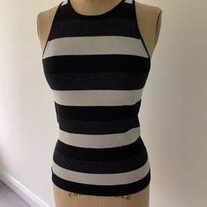 Inc International Black stripe tank